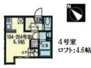 ハーミットクラブハウスクラーネの間取り画像