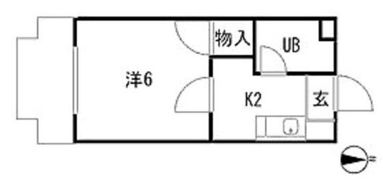 ホワイトパレス長束の間取り画像