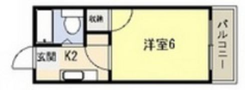 ホワイトパレス長束の間取り画像
