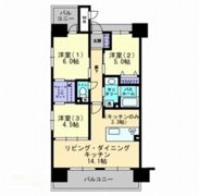アルファライフ岡大医学部前の間取り画像