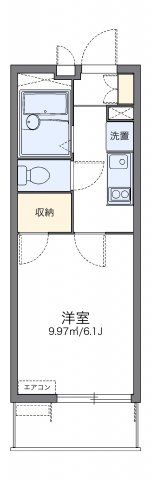 レオパレス星＆ナミ K11の間取り画像