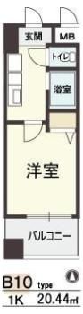 HOPE CITY天神橋の間取り画像