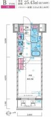 GENOVIA鷺ノ宮skygardenの間取り画像