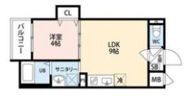 ナガモリメゾン南津守の間取り画像