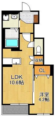 西鞘ヶ谷町新築アパートの間取り画像