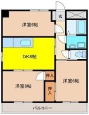 グレース犬山Ⅰの間取り画像