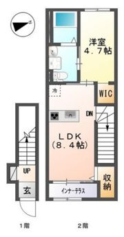エバーハイツ泉の間取り画像