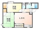 エクセレンス祇園の間取り画像