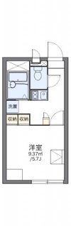 レオパレスResidenceⅡの間取り画像