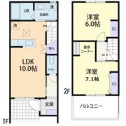 Doux maison(ドゥｰメゾン) 相生町の間取り画像