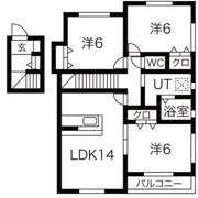 ユートピア高崎の間取り画像