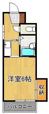 シャトレ足原の間取り画像