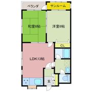 ヴィララボール新根塚の間取り画像