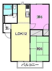 コスモクリアD棟の間取り画像
