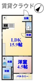 ラ・ソレイユの間取り画像