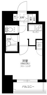 ドルチェ日本橋浜町・壱番館の間取り画像