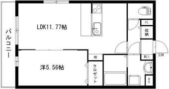 グランストーク篠ケ瀬Ⅲの間取り画像