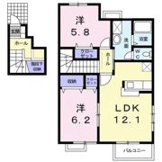 スマイルkの間取り画像