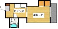 コーポ福島の間取り画像
