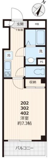 Best Stage三ノ輪の間取り画像