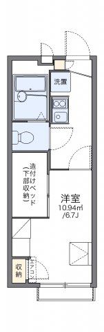 レオパレス星丘Bの間取り画像