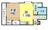 ヒルサイドAの間取り画像