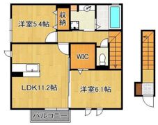 リバーパーク徳吉東 A棟の間取り画像