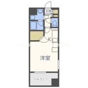 アパートメンツ江坂の間取り画像