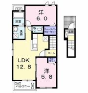 パインアルブル Aの間取り画像