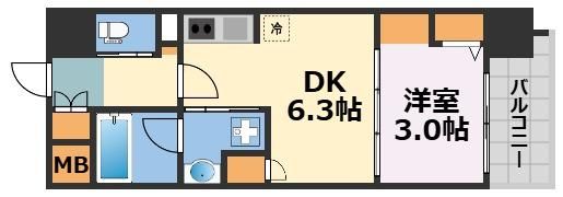 アーバネックス大阪天満宮IIの間取り画像