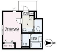 ベルクレールの間取り画像