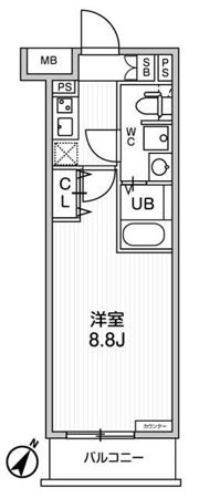 ジェノヴィア板橋本町Ⅲスカイガーデンの間取り画像