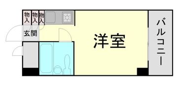 キューブ芦屋の間取り画像