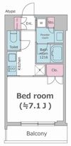パークフラッツ渋谷代官山の間取り画像