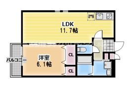 フジパレス高殿の間取り画像