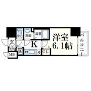 プレサンス塚本駅前の間取り画像