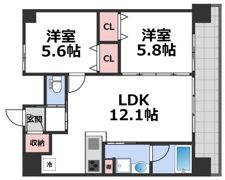 W.O.B.KYOBASHIの間取り画像
