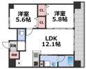 W.O.B.KYOBASHIの間取り画像