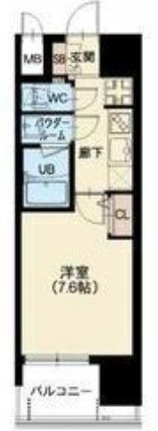 スプランディッド中之島DUEの間取り画像