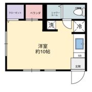 コーポみささの間取り画像