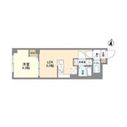 ウェルスクエア西新宿五丁目の間取り画像
