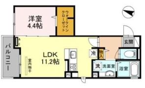 グランクレール兵庫町の間取り画像