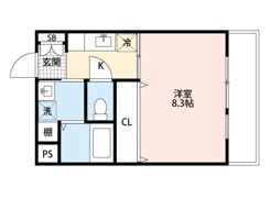 ポン・ドゥ・ボナールⅡの間取り画像