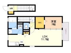 クレスト和白東B棟の間取り画像