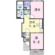 アルカンシエル Aの間取り画像