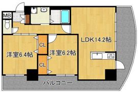サンシャイン長崎街道黒崎の間取り画像