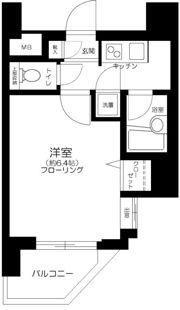 パレステュディオ芝浦（Tokyo Bay）の間取り画像