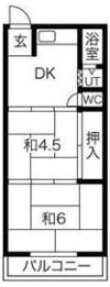 小田マンションの間取り画像