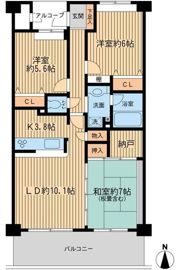 アソシエール中野弐番館2の間取り画像