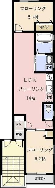 プレジデントマンション日の出町の間取り画像